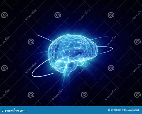 Brain Activity Icon. Brain Scan, Eeg. Profile Of Man Cartoon Vector ...