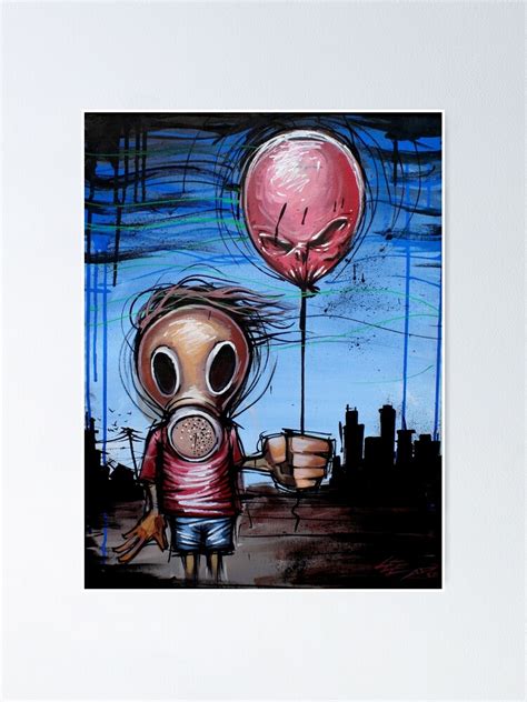 ""Toxic Kid" Gas Mask Painting Low Brow Art" Poster for Sale by ...