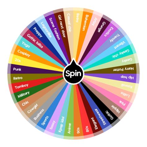 Fashion Style LD Spin The Wheel Random Picker