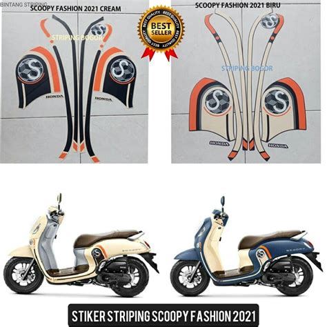 Jual Stiker Sticker Striping Stiker Motor Honda Scoopy Fashion 2020