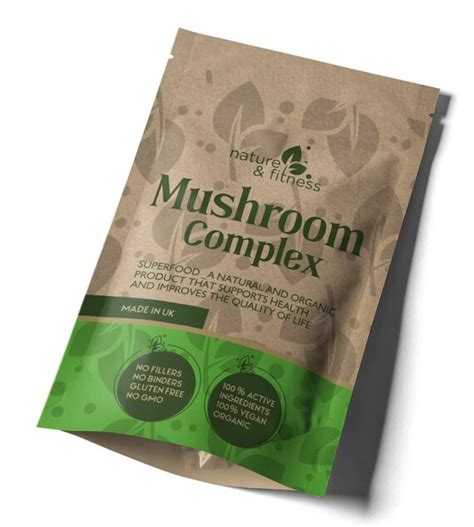 Mushroom Complex Supplement 12600mg Vegan Capsules Combination Etsy