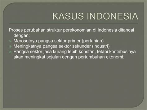 Perubahan Struktur Ekonomi Ppt