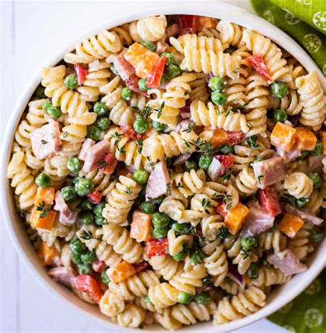 Creamy Macaroni Salad with Peas | Life, Love, and Good Food