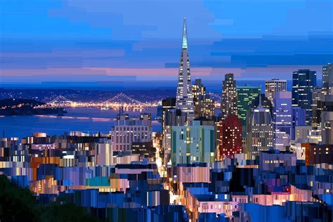 San Francisco Night Skyline