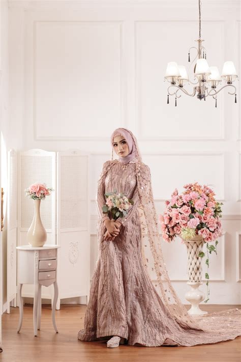 Kebaya Akad Model Baju Pengantin Muslimah 2020 30 Model Kebaya