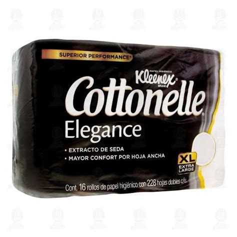 Kleenex Cottonelle Elegance XL 16 Pzas A 99 En Farmacias Guadalajara