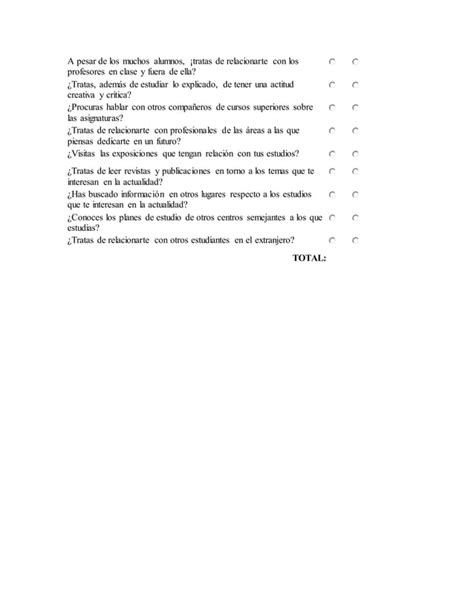 Cuestionario Tutoria Pdf