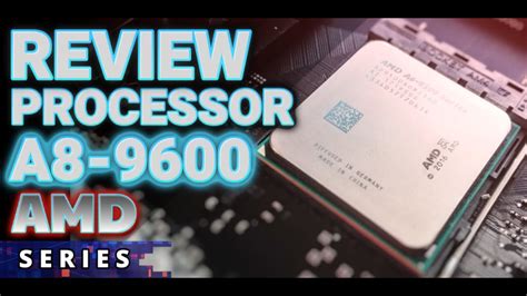 AMD A8 9600 Specification, Performance, Render Test, Comparison