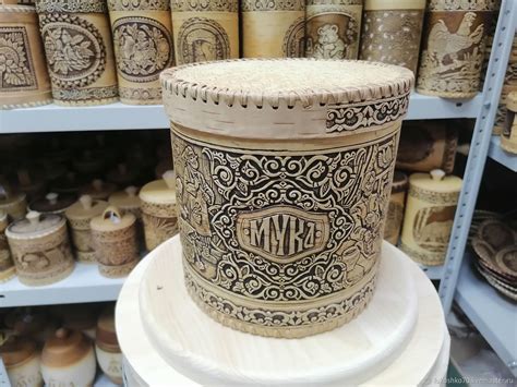 Берестяной короб для муки. Емкость для хранения – купить на Ярмарке ...