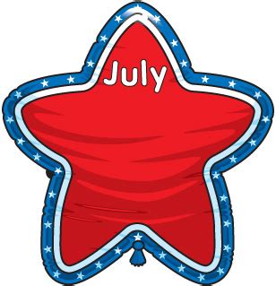 July Calendar Clip Art - ClipArt Best