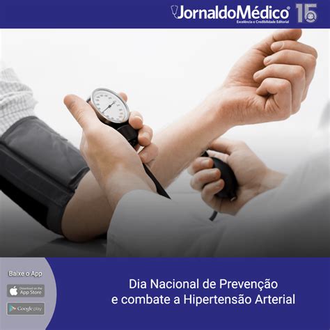 Dia De Prevenção E Combate à Hipertensão Jornal Do Médico®