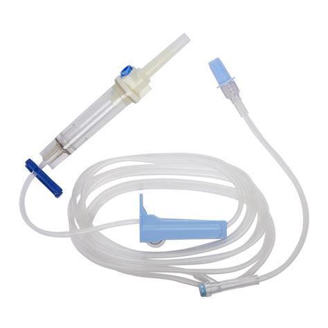 Iv Pump Set Baxter Gravity Pump Port Drops Ml Drip Rate