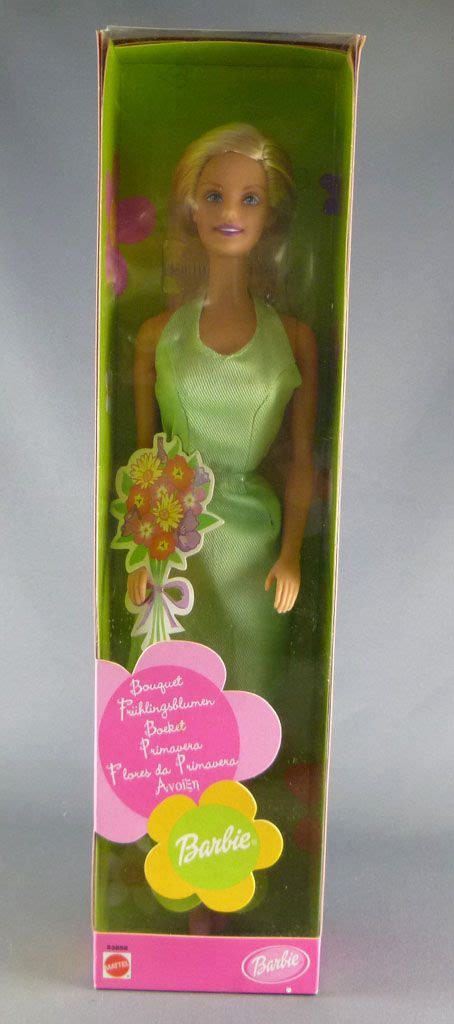 Barbie Primavera Barbie Green Dress Mattel 2001 Ref 53858