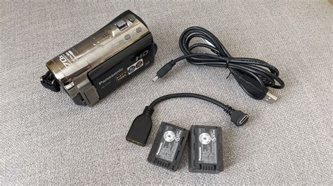 Panasonic Hc V10 Hd Camcorder With 70x Optical Zoom Black Ebay