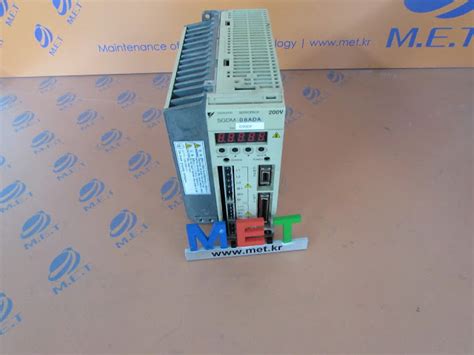 M E T Co Ltd 82 42 934 8257 YASKAWA SGDM 08ADA SERVO DRIVER