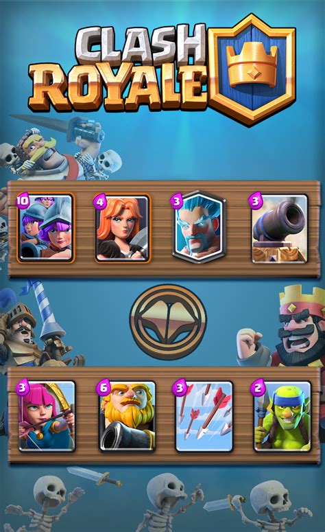 Clash Royale Deck Geant Royal Millenium