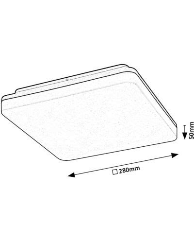 LED външен плафон Rabalux Pernik 7250 IP 54 F 24 W 230 V 2400 lm