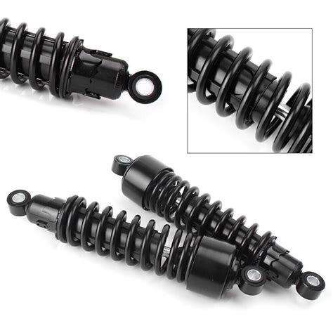 298mm Black Motorcycle Rear Shock Absorber Damper Fit Harley Dyna