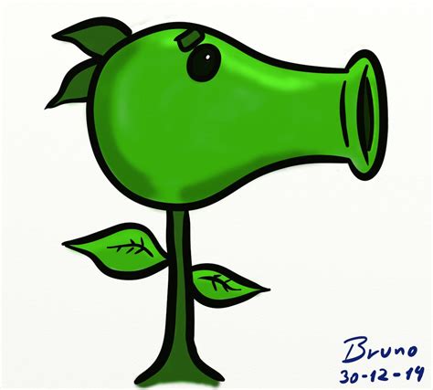 Peashooter Pvz By Brupibo On Deviantart