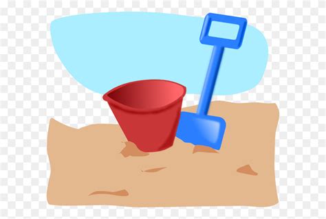 Bucket And Spade Clip Art Free Vector - Seashore Clipart - FlyClipart