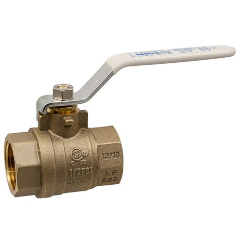 Brass 1 4 In Fnpt Ball Valve At