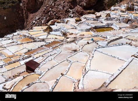 Salt Mines of Maras in Peru Stock Photo - Alamy