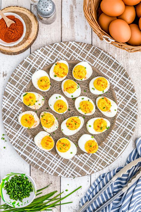 Horseradish Deviled Eggs - Easy Budget Recipes