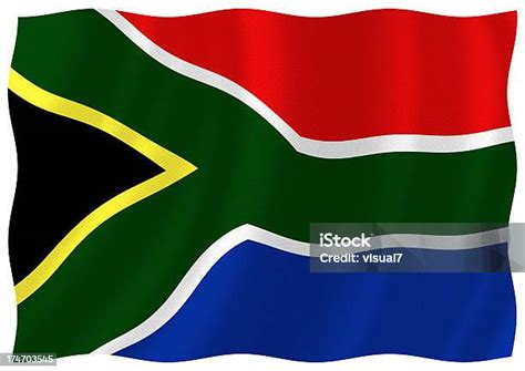 Bendera Afrika Selatan Foto Stok - Unduh Gambar Sekarang - Afrika Selatan, Belang (pola ...