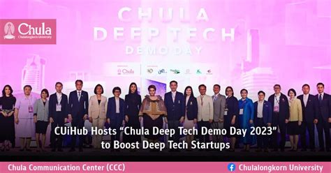 Cuihub Hosts Chula Deep Tech Demo Day To Boost Deep Tech