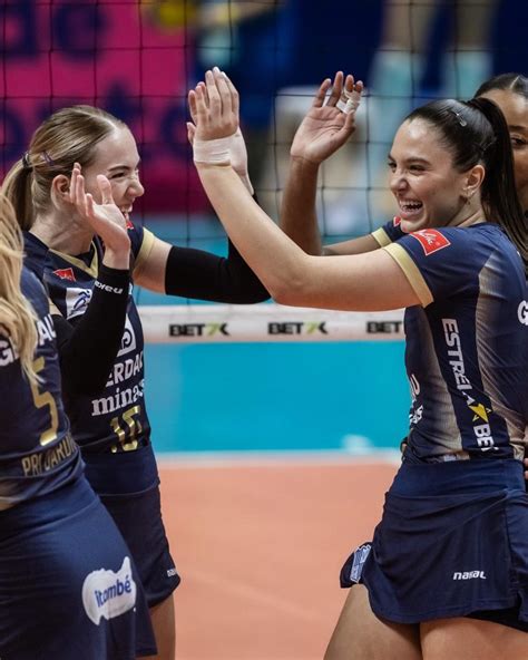 Bra W Gerdau Minas Triumphs Over Barueri Worldofvolley