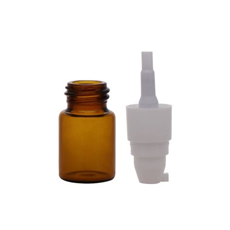 Ml Mini Amber Skin Care Glass Pump Sprayer Lotion Bottle High Quality