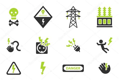 High Voltage Simply Icons Stock Vector Ayax55 89022422