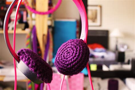 Crochet Headphone Ear Cover · Headphones · Yarncraft On Cut Out Keep