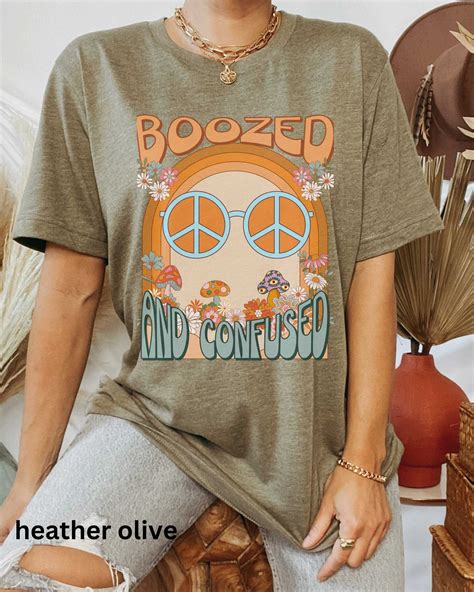 Hippie Bachelorette Party Shirts Dazed And Engaged Groovy Bachelorette Shirts Boozed And