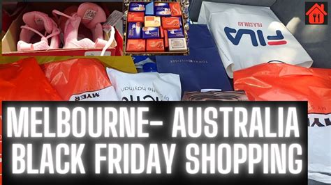 MELBOURNE AUSTRALIA BLACK FRIDAY SHOPPING - YouTube