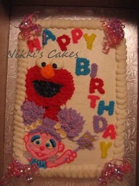 Elmo And Abby Cadabby - CakeCentral.com