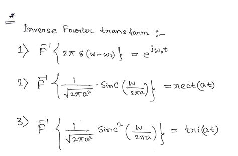 Answered The Inverse Fourier Transform X T Of… Bartleby