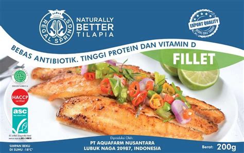 PT Aqua Farm Nusantara Semarang Ekspor 1600 Ton Tilapia Kualitas Tinggi