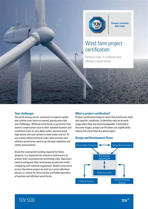 Pdf Wind Farm Project Certification T V S D Design Basis