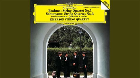 Brahms String Quartet No 1 In C Minor Op 51 No 1 1 Allegro