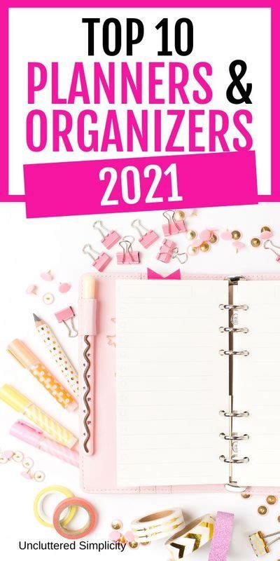 The best planners and organizers for 2023 with reviews – Artofit