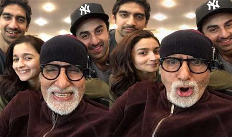 This Big B Selfie Is Going Viral On Brahmastra Movie Set Big B ने शेयर