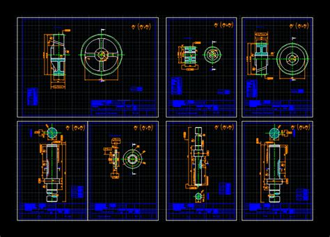 Gear Types 2D DWG Block For AutoCAD Designs CAD