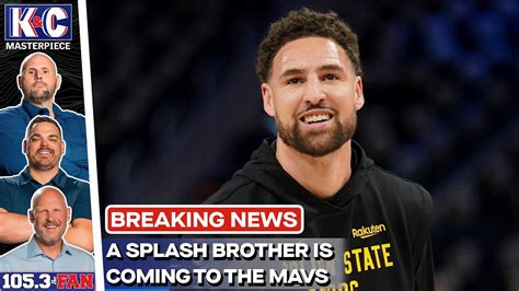 Klay Thompson Intends To Join Mavericks On 3 Year Deal K C