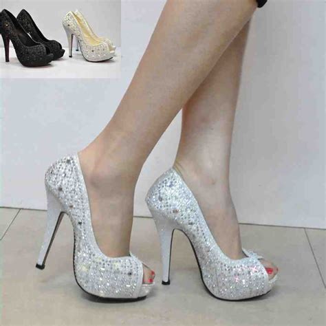 Silver Dress Shoes For Wedding | Bridal accessories shoes, Silver dress ...