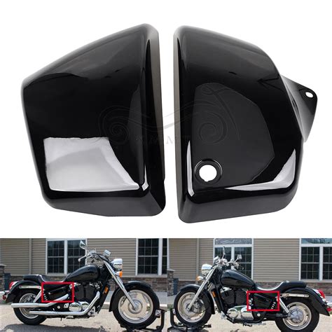 Black Side Battery Cover For Honda Vt1100 Shadow Ace Aero Sabre 1100