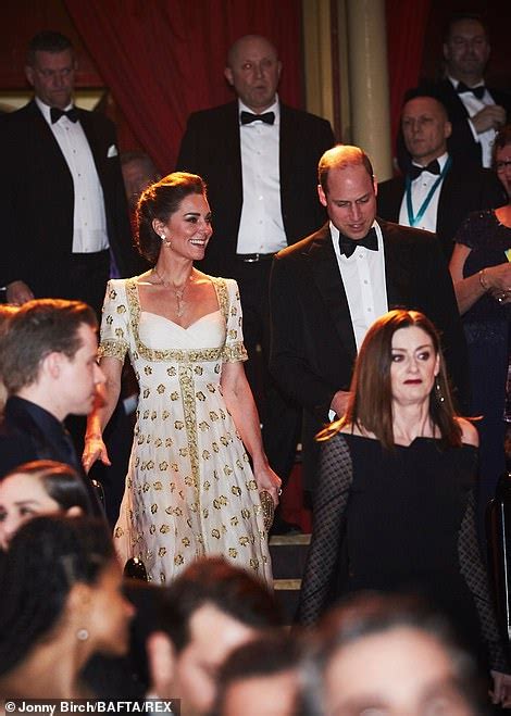 Kate Middleton Stuns On Bafta Red Carpet In White And Gold Gown Artofit