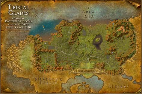 Tirisfal Glades Map