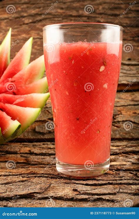 Glass Of Water Melon Juice Stock Image Image Of Guava Gourmet