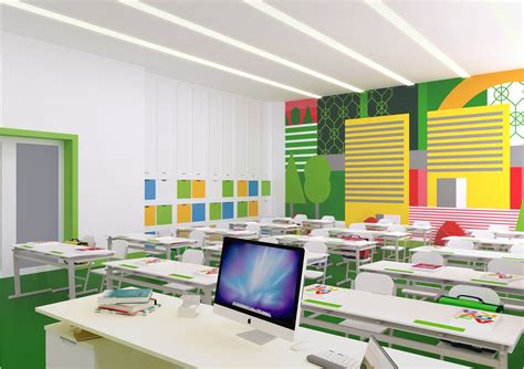 Smart classroom design - 75 photo